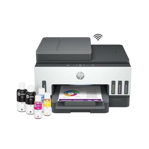 Impresora Multifuncional HP Smart Tank 790 Tinta Continua, Color, Wi-Fi, Smart App, Dúplex, ADF Alimentador Automático, Fax (4WF66A)